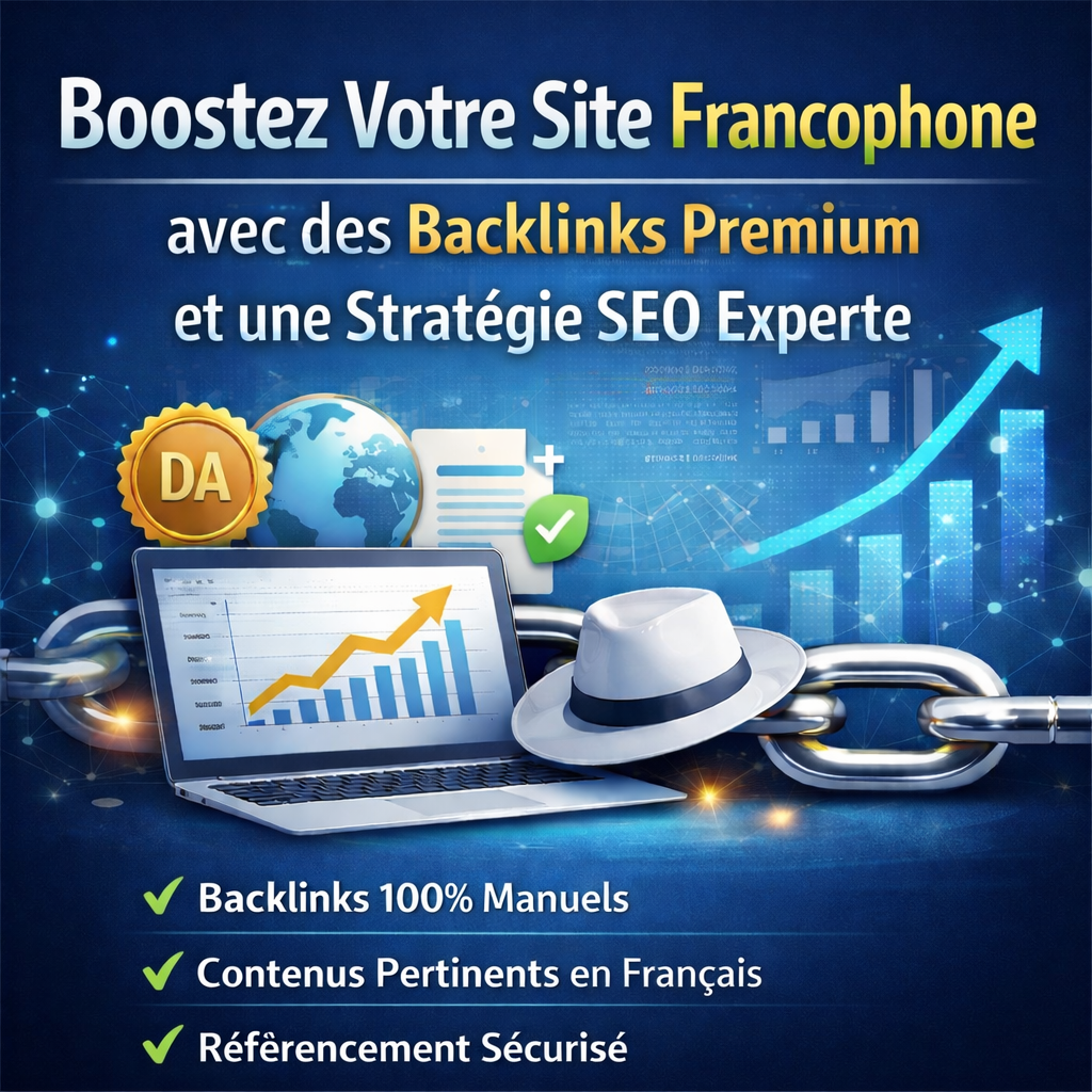 Boostez Votre Site Francophone avec des Backlinks Premium et une Stratégie SEO Experte