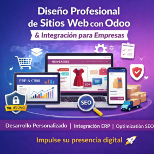 Diseño Profesional de Sitios Web con Odoo e Integración para Empresas