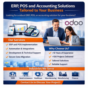 Custom ERP, POS & Accounting Solutions to Streamline Your Business