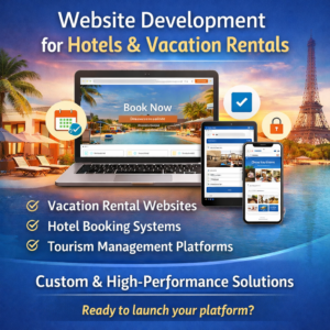 Custom Hotel Booking and Vacation Rental Website Development