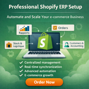 Professional Shopify ERP Setup to Automate and Scale Your E-commerce Business