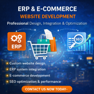 Professional ERP and E-commerce Website Development for Businesses