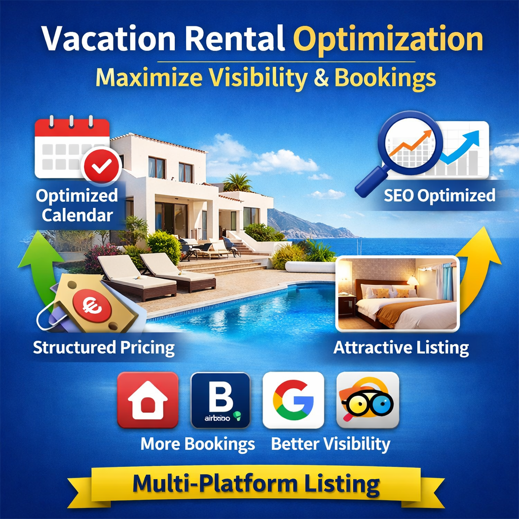 Professional Vacation Rental Setup Optimization for Maximum Visibility and Bookings