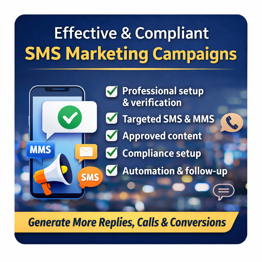 Professional SMS Marketing Setup High-Converting Campaign Management