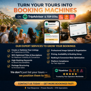 Turn Your Tours into Booking Machines on TripAdvisor & OTAs
