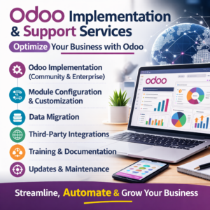 Odoo Implementation & Support – Module Configuration, Data Migration and Integrations