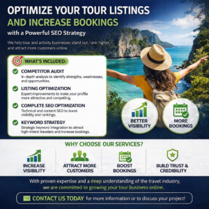 Optimize Your Tour Listings and Increase Bookings with a Powerful SEO Strategy
