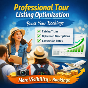 Professional Tour Listing Optimization to Boost Your Bookings