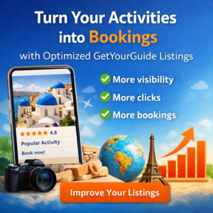 Turn Your Activities into Bookings with Optimized GetYourGuide Listings