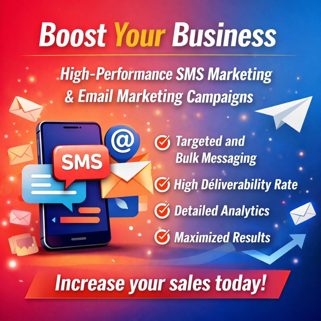 Boost Your Business with Powerful SMS Marketing and Email Marketing