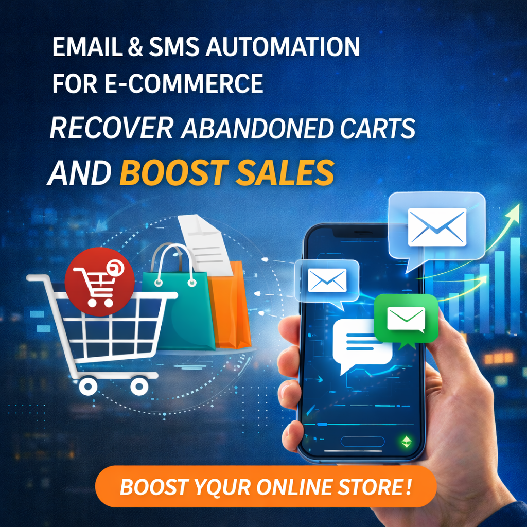 Increase Your E-commerce Sales with Email & SMS Marketing Automation