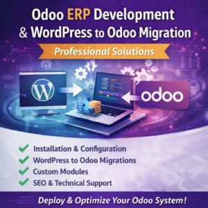 Odoo ERP Development, Custom Modules & WordPress to Odoo Migration