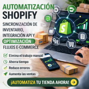 Automatización Shopify y sincronización de inventario
