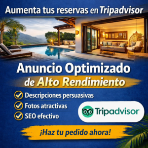 Aumenta tus reservas en Tripadvisor con un anuncio optimizado y de alto rendimiento