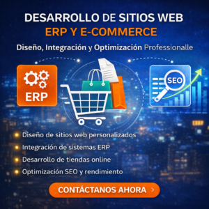 Desarrollo Profesional de Sitios ERP y Tiendas E-commerce