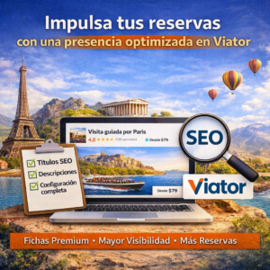 Impulsa tus reservas con una presencia optimizada en Viator