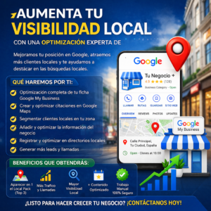 Aumenta tu visibilidad local con una optimización experta de Google My Business