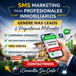 Servicios de SMS Marketing para Profesionales Inmobiliarios