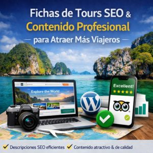 Fichas de Tours SEO y Contenido Profesional para Atraer Más