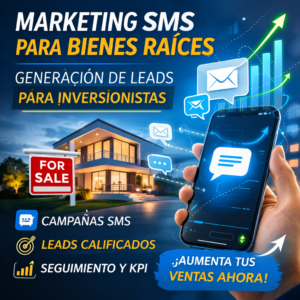 Marketing SMS para Bienes Raíces Generación de Leads para Inversionistas
