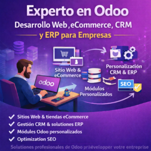 Experto en Odoo: Desarrollo Web, eCommerce, CRM y ERP para Empresas