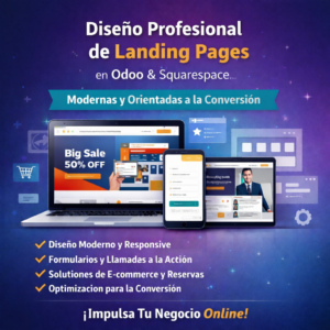 Diseño Profesional de Landing Pages en Odoo y SquarespaceDiseño Profesional de Landing Pages en Odoo y Squarespace