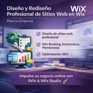 Diseño y Rediseño Profesional de Sitios Web en Wix para su Empresa