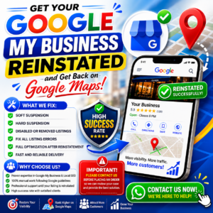 Reinstate Your Google My Business Listing and Get Your Customers Back Fast