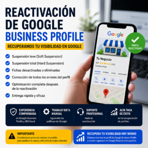 Recupera tu ficha de Google My Business y vuelve a atraer clientes rápidamente