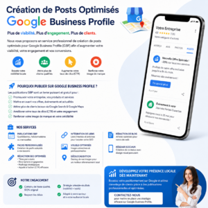 Boostez votre visibilité locale avec des publications optimisées Google Business Profile