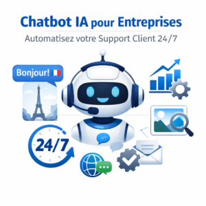 ( creat a picture matching with the text in frensh 400*400 for site web post and pic with background white