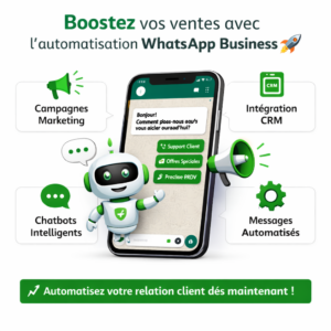 Boostez vos ventes avec l’automatisation WhatsApp Business