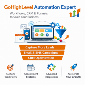 GoHighLevel Automation Expert | Workflows, CRM & Funnels to Scale Your Business