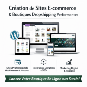 Création de Sites E-commerce &Boutiques Dropshipping Performantes