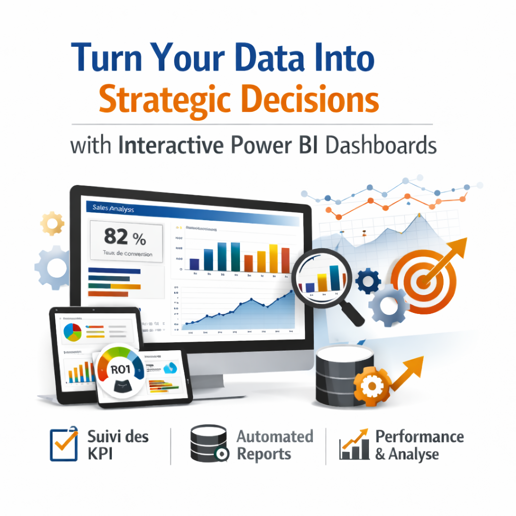 Transformez vos données en décisions stratégiques avec des dashboards Power BI interactifs
