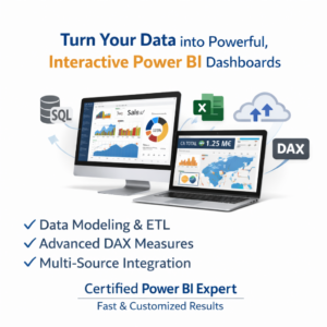 Turn Your Data into Powerful, Interactive Power BI Dashboards
