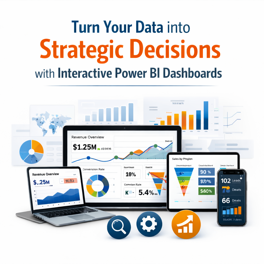 Turn Your Data into Strategic Decisions with Interactive Power BI Dashboards