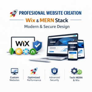 Website creation with Wix and MERN Stack