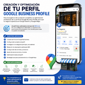 Configuración de Google Business Profile y SEO local