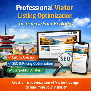 Professional Viator Listing Optimization to Increase Your Bookings