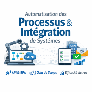 Automatisation des processus métier et intégration API | Solutions RPA pour entreprises