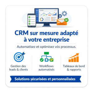 CRM sur mesure pour automatiser et optimiser votre entreprise