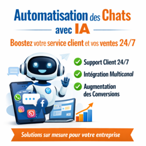 Automatisation des Chats avec IA pour booster votre service client et vos ventes 24/7