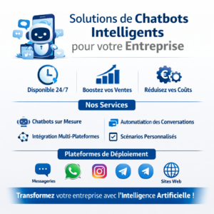 Développement de Chatbots IA pour automatiser et booster votre business 24/7
