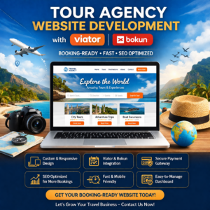 Création de Site Web pour Agence de Voyage avec Intégration Viato