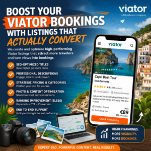 Boost Your Viator Bookings with Listings That Actually Convert