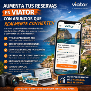 Aumenta tus reservas en Viator con anuncios que realmente convierten