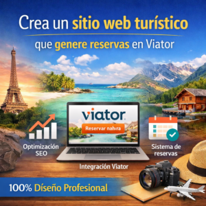 Crea un sitio web turístico que genere reservas en Viator