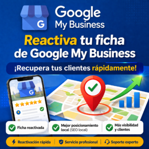 Recupera tu ficha de Google My Business y vuelve a atraer clientes rápidamente