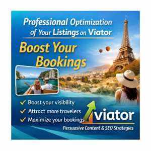 Professional Viator Listing Optimization to Increase Your Bookings